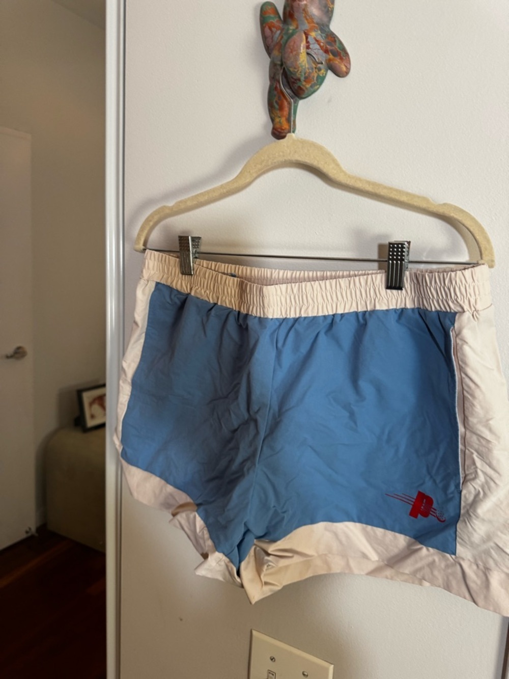 PRINCE Pickle Ball Light Blue Athletic Shorts with White Trim - Picture 4 of 6